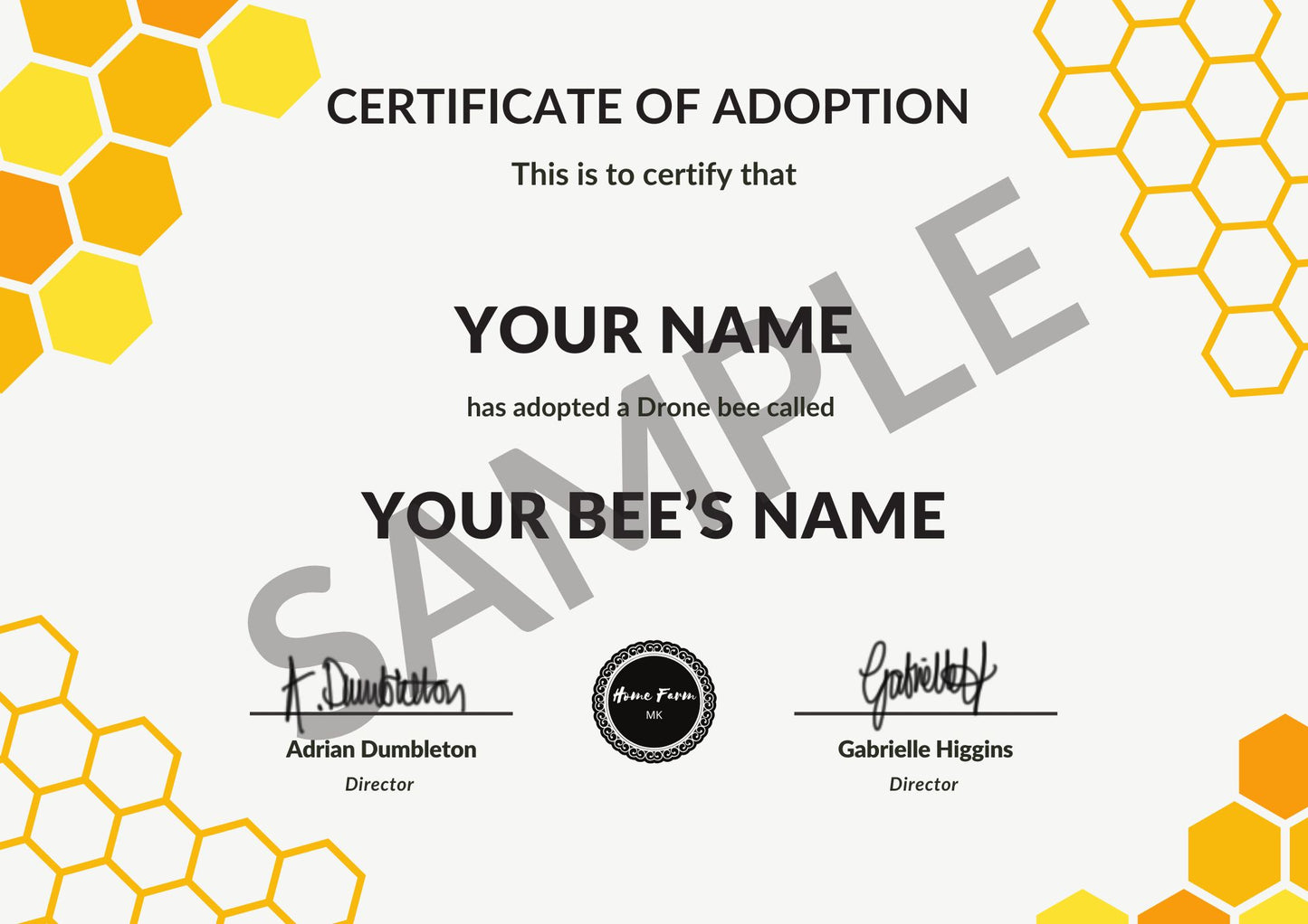 Adopt A Bee - Honeybee Adoption