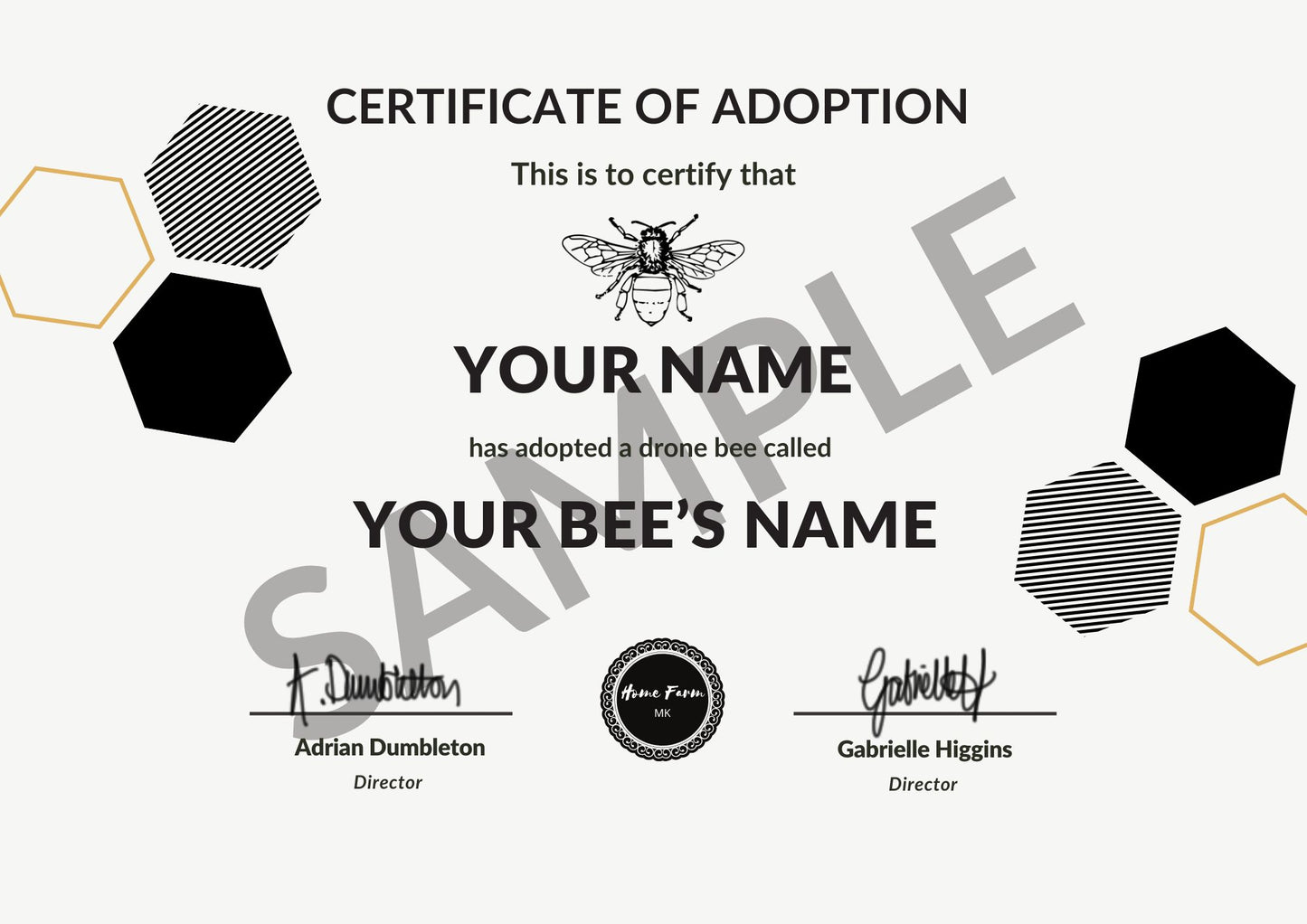 Adopt A Bee - Honeybee Adoption