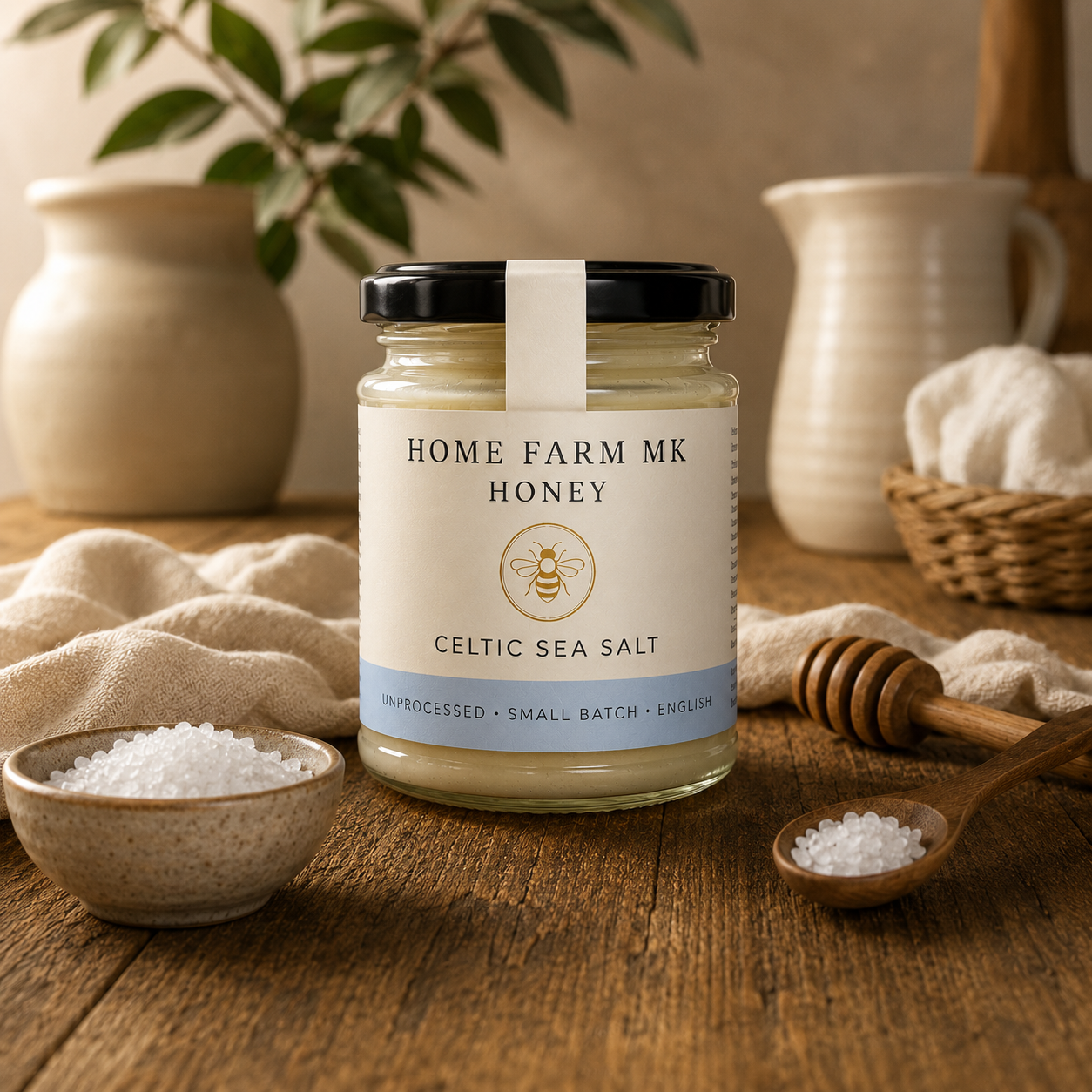 English Honey with Celtic Sea Salt
