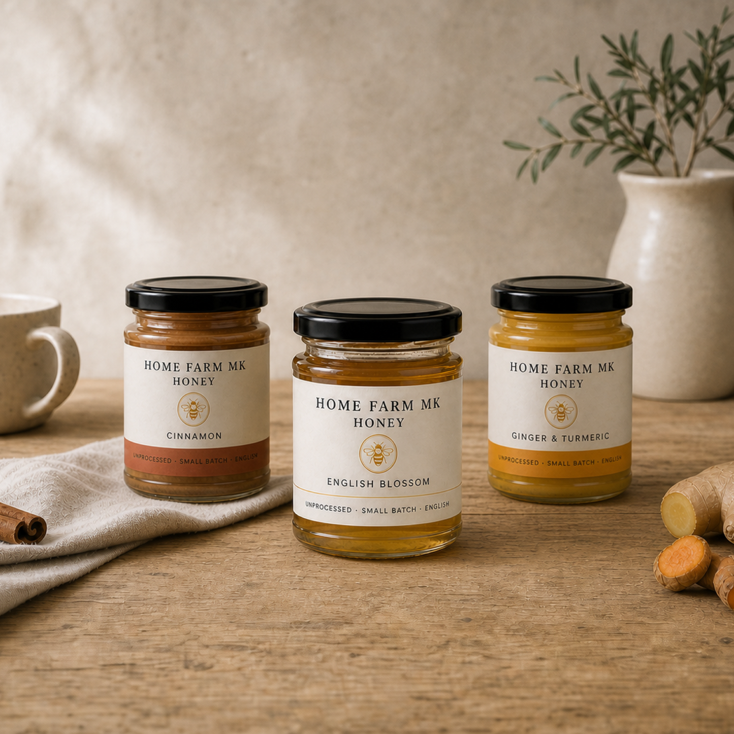 Honey for Coffee & Tea - Three Jar Collection